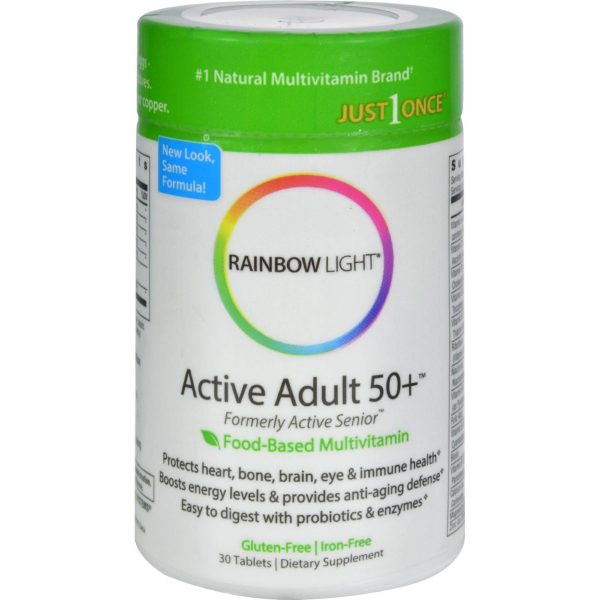 Rainbow Light Active Senior Multivitamin - 30 Tablets Hot on Sale