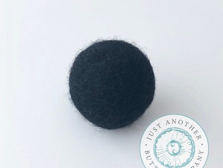 Black Felted-Wool Ball - 3CM Online