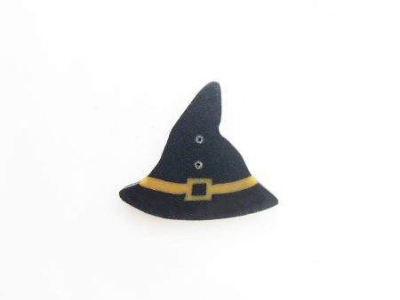 small witch hat with buckle on Sale