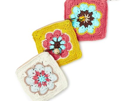 Cotton Crochet Coin Purse on Sale