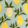 Organic Cotton Three-Layer Kerchief Bib - Lemon Fashion