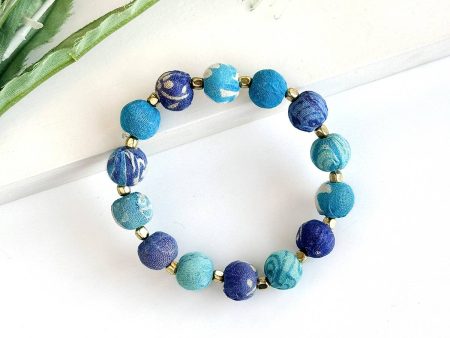 Kantha Azure Bauble Bracelet Online Sale