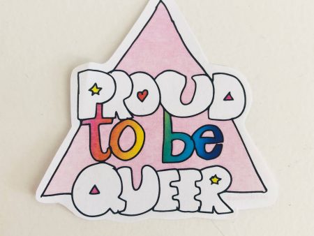 Proud To Be Queer Sticker Hot on Sale