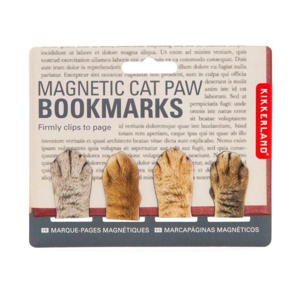 Magnetic Cat Paw Bookmark For Cheap