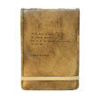 Handmade Leather Quote Journal - Large Discount