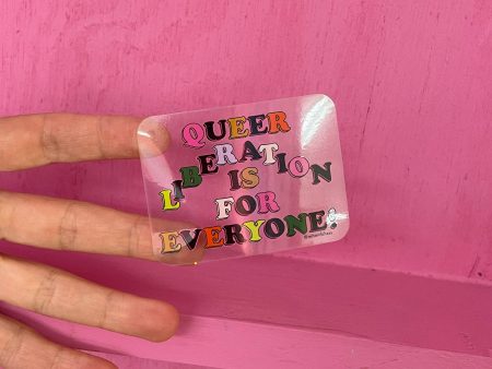 Queer Liberation Is For Everyone Sticker Online Sale