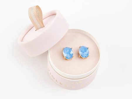 Mia Boxed Crystal Post Earrings Online now